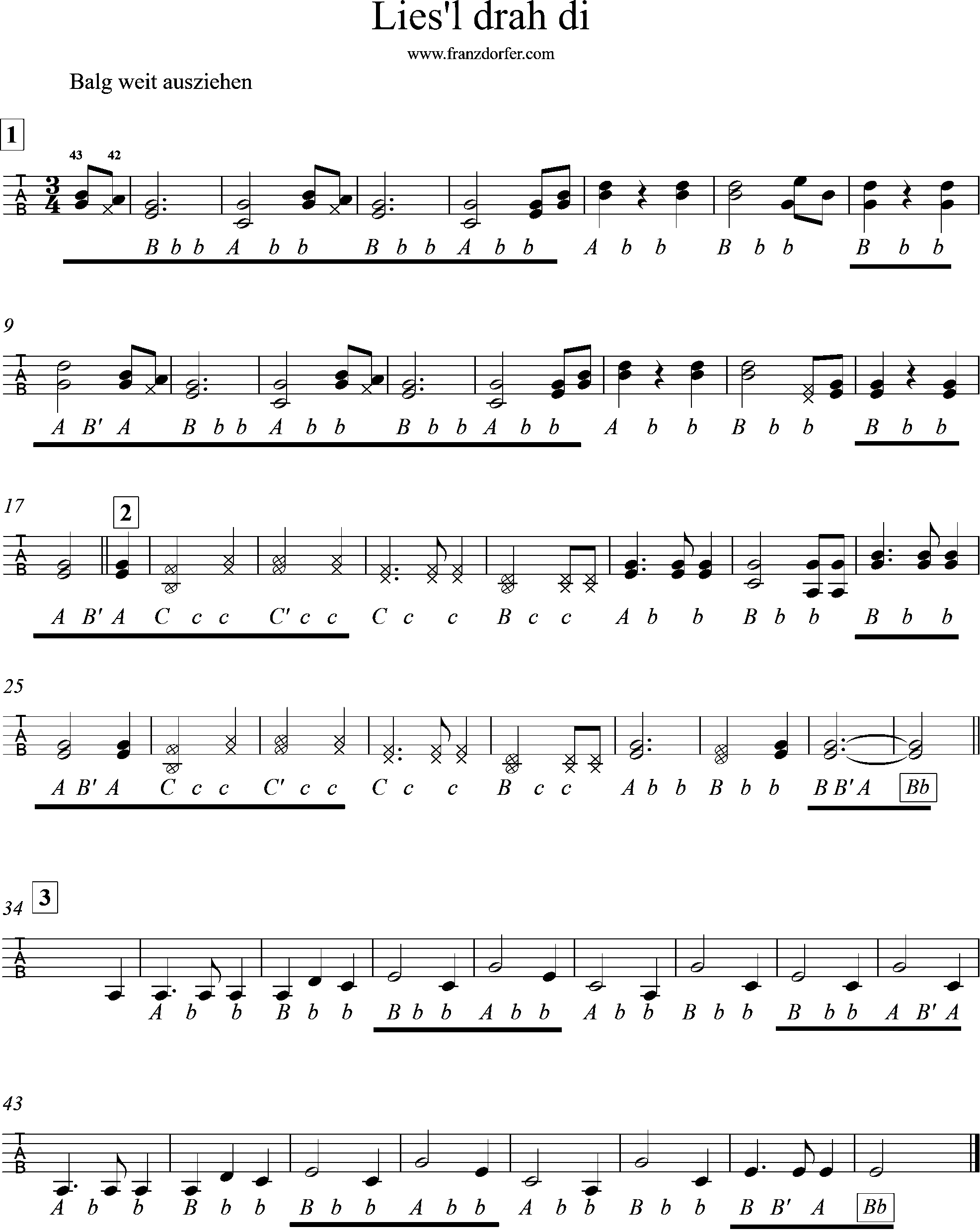 Lies l drah di-griffschrift - Steirische lernen